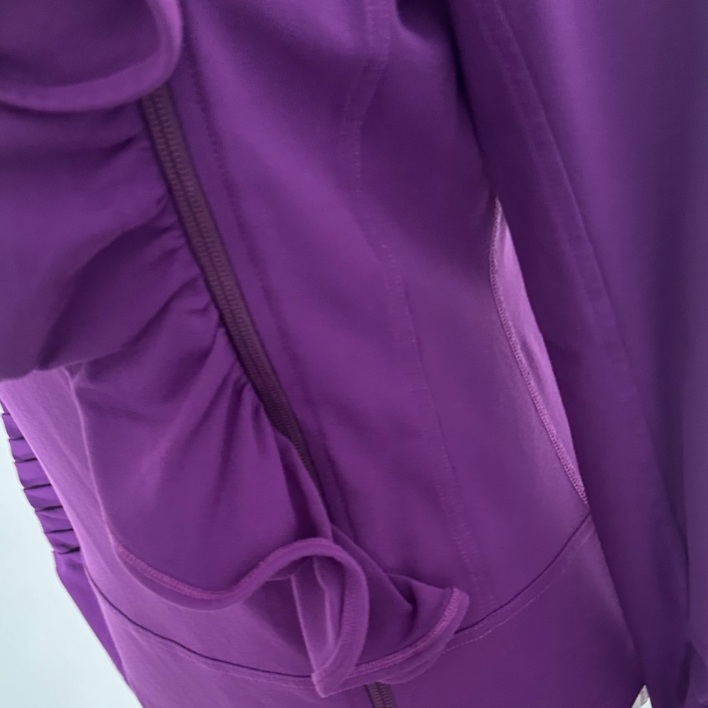 Karma Purple Ruffled Jacket - Picture 4 of 6